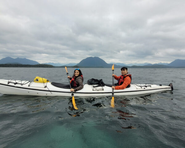 Sea Kayaking off of Tofino, Vancouver Island