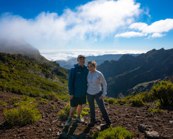 On the hike up to Pico Ruivo in Madeira